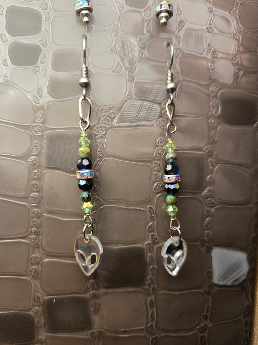 Beaded Space Out Earrings